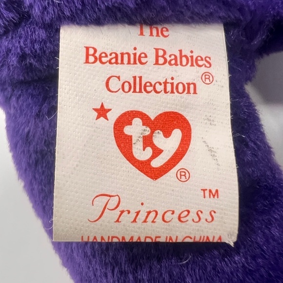 TY Princess Diana Commemorative Purple Vintage 1997 Beanie Baby With Errors - Picture 2 of 10